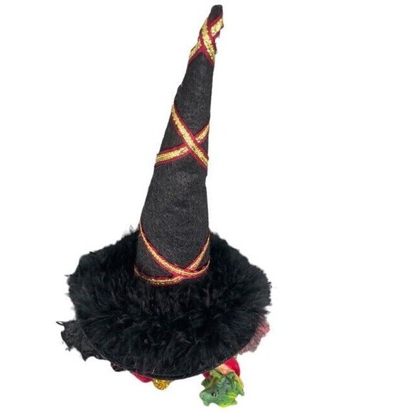 Annalee Halloween Witch Doll 2006 Magical Frog Wand Boots Fancy Witchcor… - Picture 8 of 11